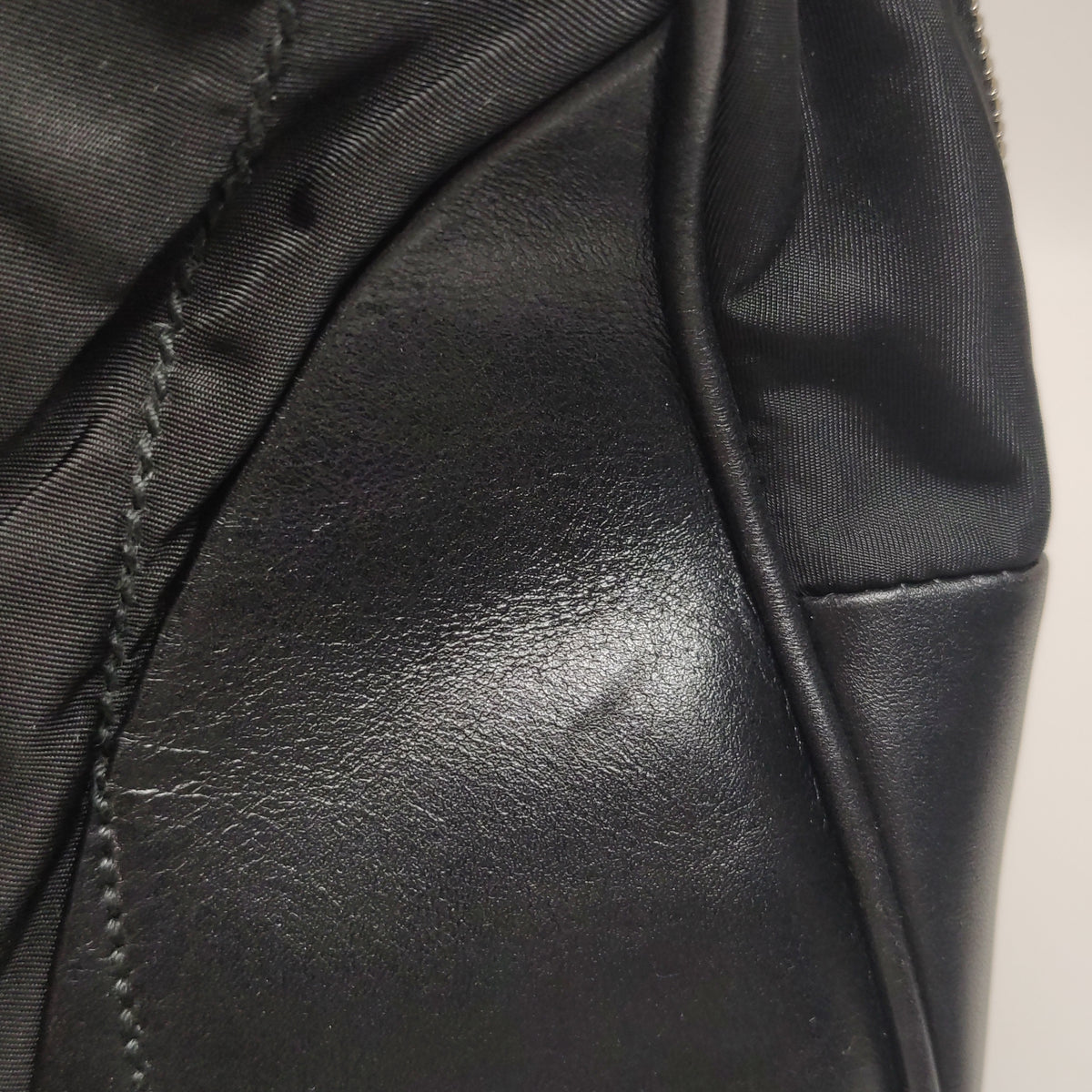 Prada Nylon Bowling Bag Black