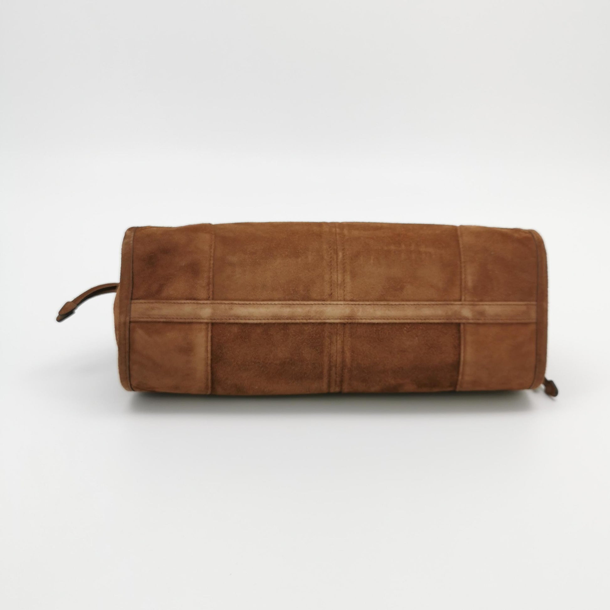 Prada Bonnie East West Brown Suede
