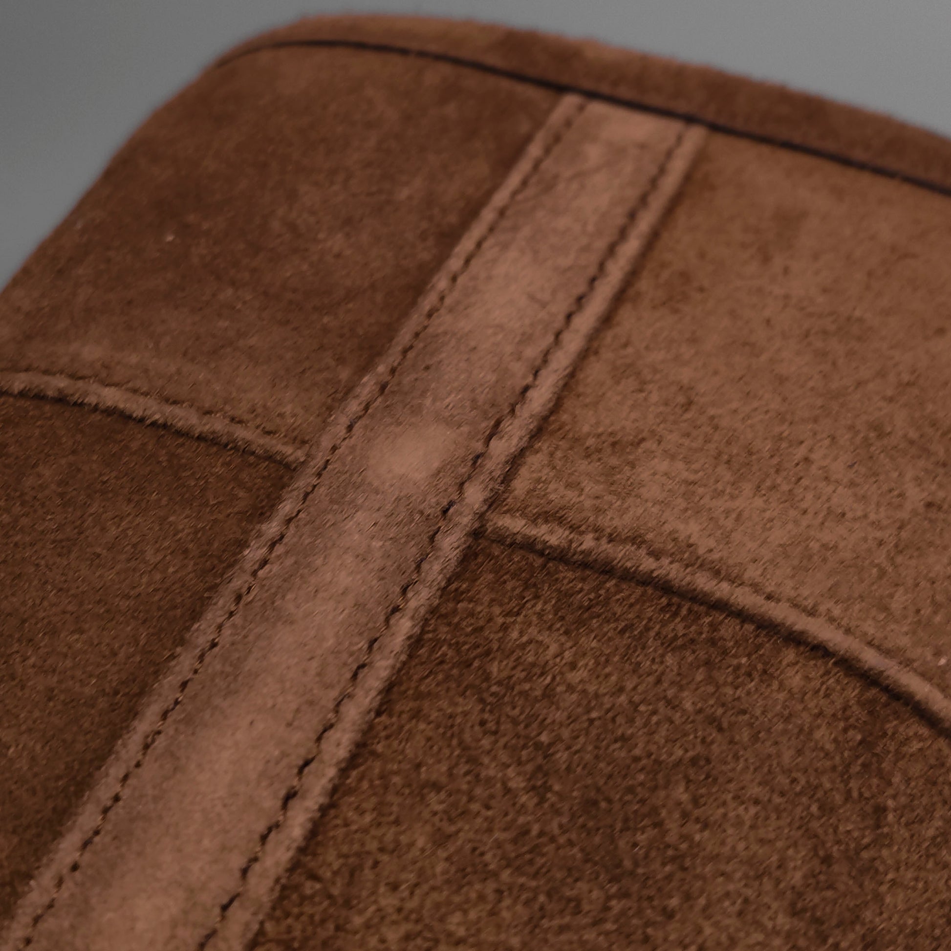 Prada Bonnie East West Brown Suede