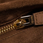 Prada Bonnie East West Brown Suede