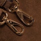 Prada Bonnie East West Brown Suede