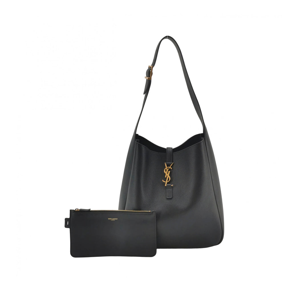 Saint Laurent Le 5 a 7 Hobo Large Black