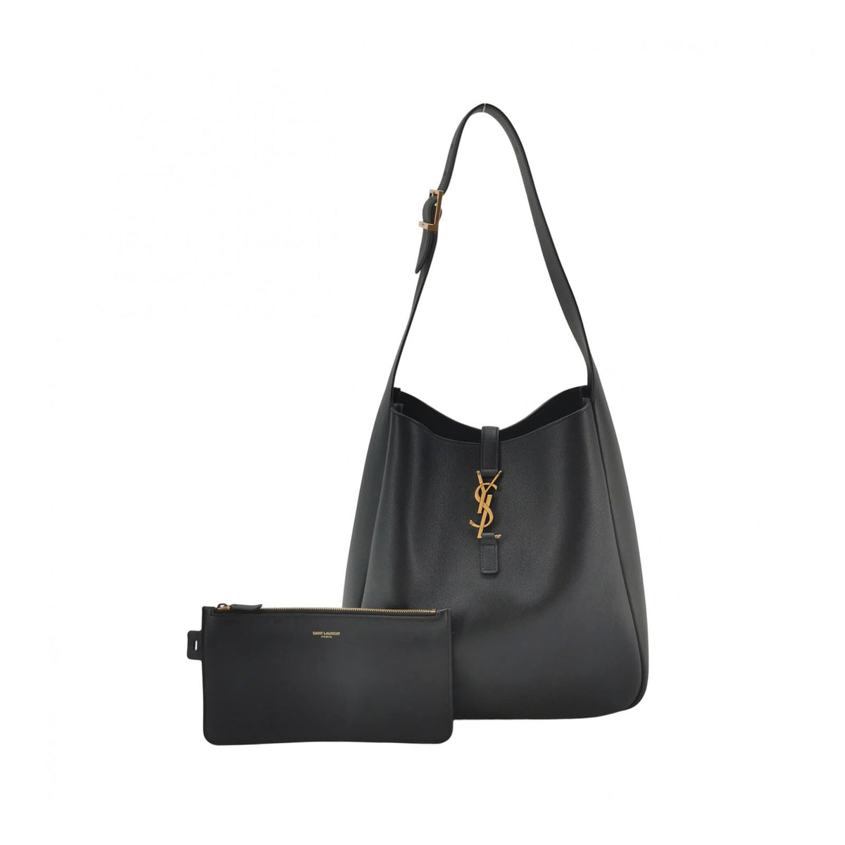 Saint Laurent Le 5 a 7 Hobo Large Black