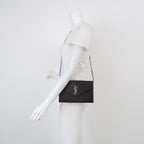 Saint Laurent Envelope Wallet On Chain Deep Brown