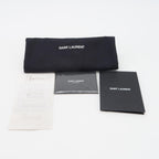 Saint Laurent Envelope Wallet On Chain Deep Brown