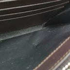 Saint Laurent Envelope Wallet On Chain Deep Brown