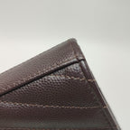 Saint Laurent Envelope Wallet On Chain Deep Brown
