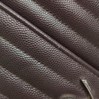 Saint Laurent Envelope Wallet On Chain Deep Brown