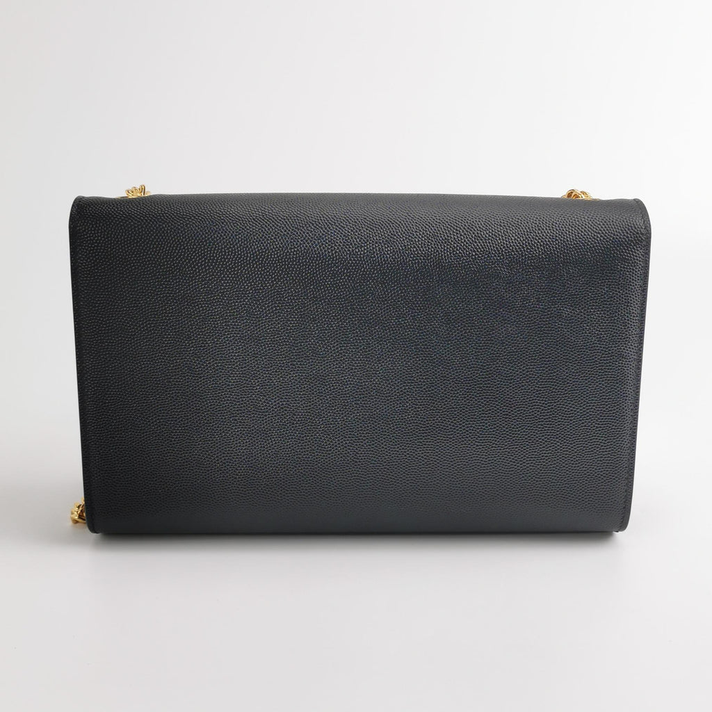 Saint Laurent Kate Medium Grain de Poudre Black GHW