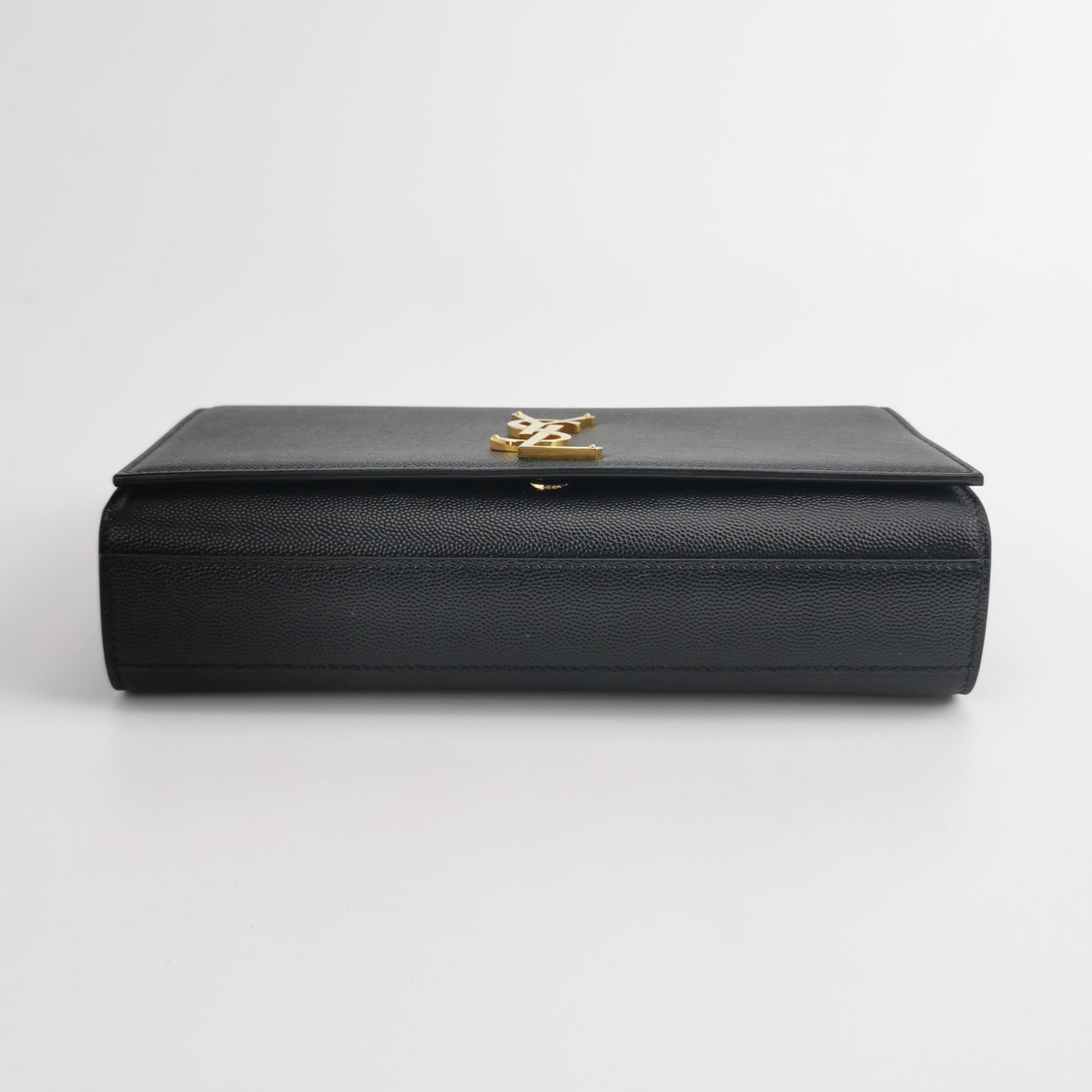 Saint Laurent Kate Medium Grain de Poudre Black GHW