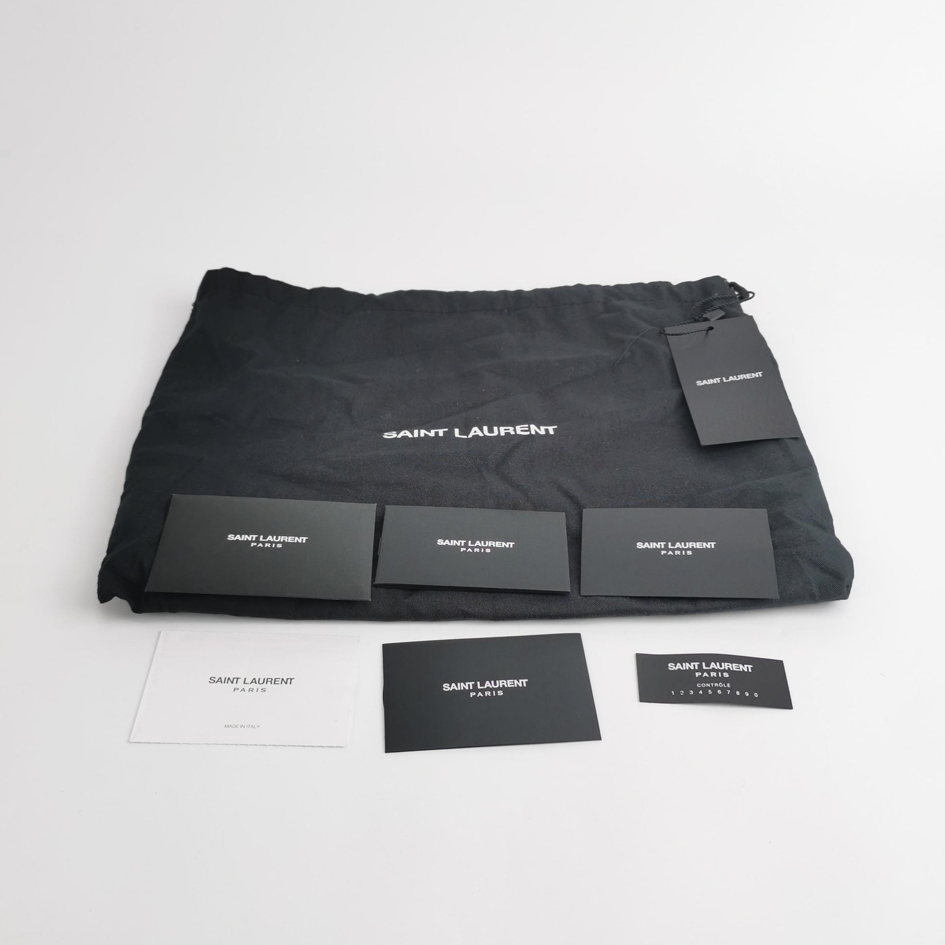 Saint Laurent Kate Medium Grain de Poudre Black GHW