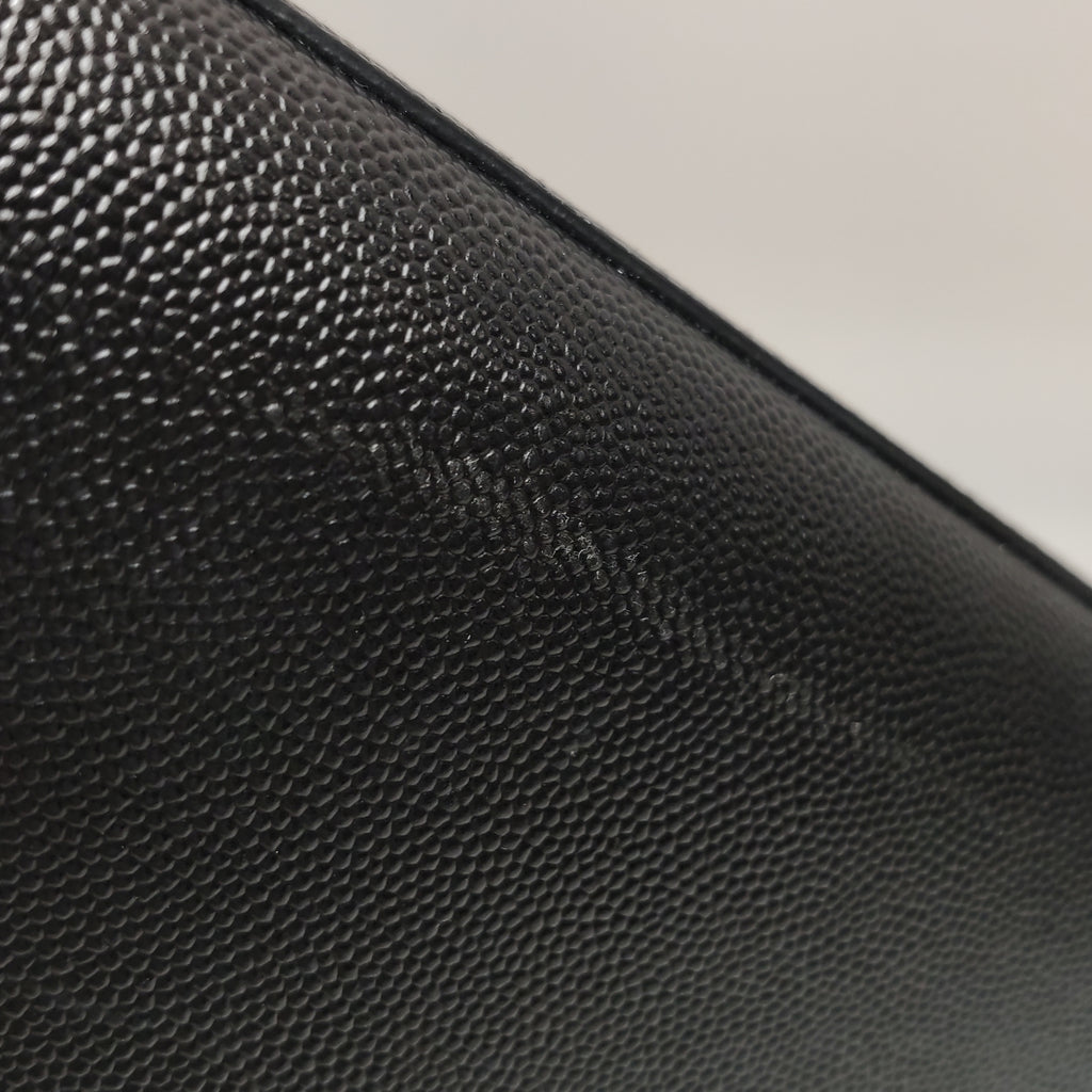 Saint Laurent Kate Medium Grain de Poudre Black GHW