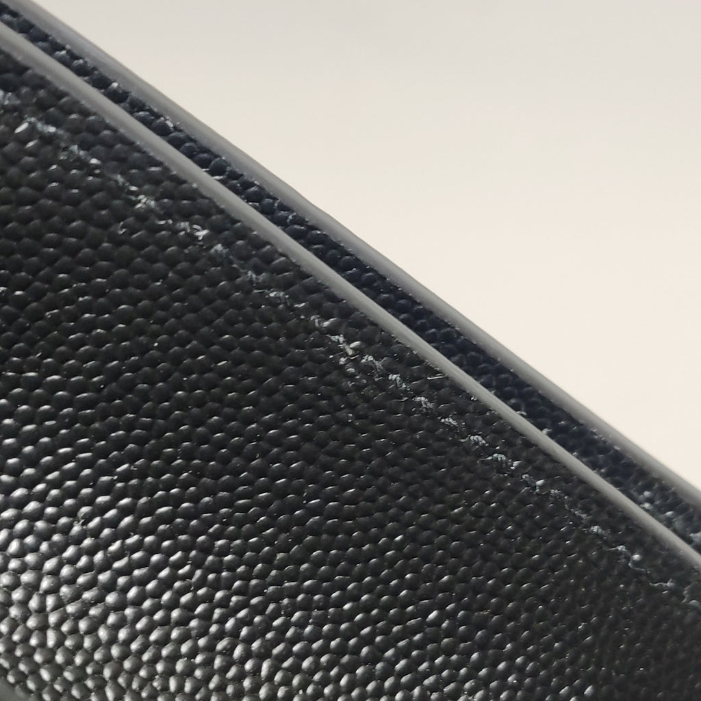 Saint Laurent Kate Tassel Grain de Poudre Black