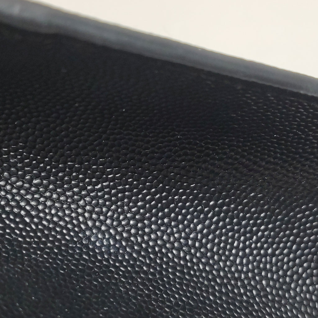 Saint Laurent Kate Tassel Grain de Poudre Black