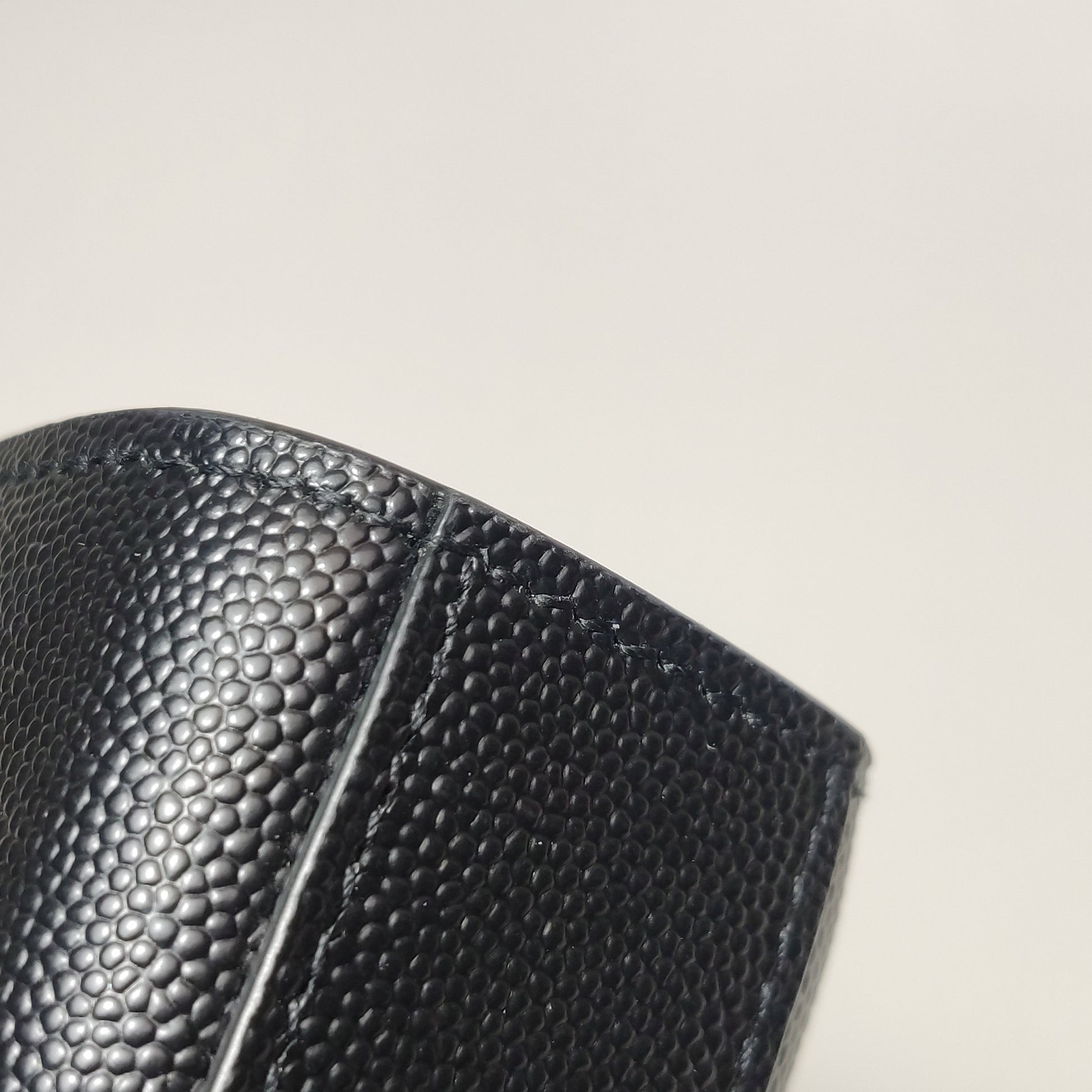 Saint Laurent Kate Tassel Grain de Poudre Black