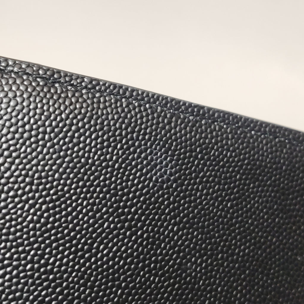 Saint Laurent Kate Tassel Grain de Poudre Black