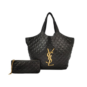 Saint Laurent ICare Quilted Tote Bag