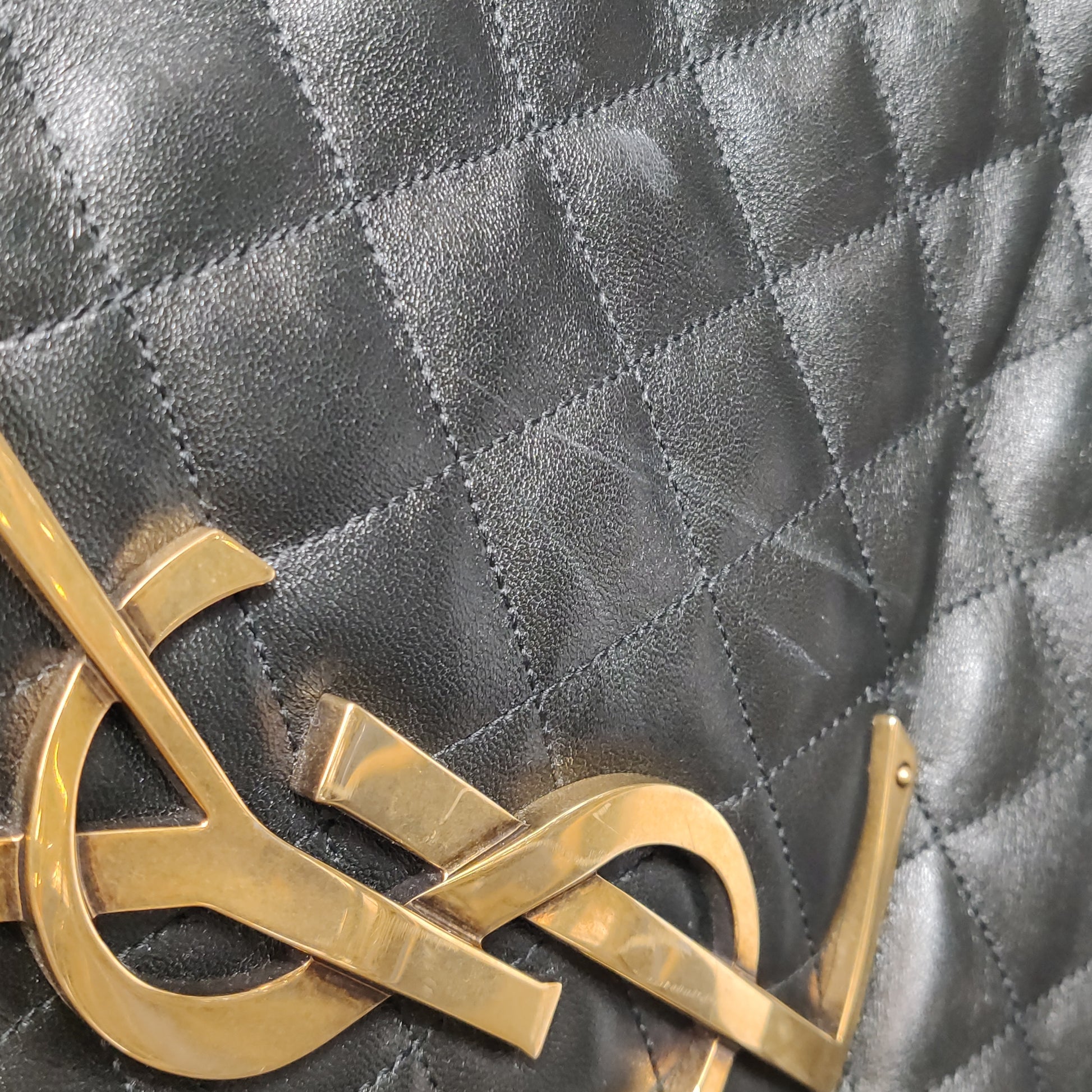 Saint Laurent ICare Quilted Tote Bag