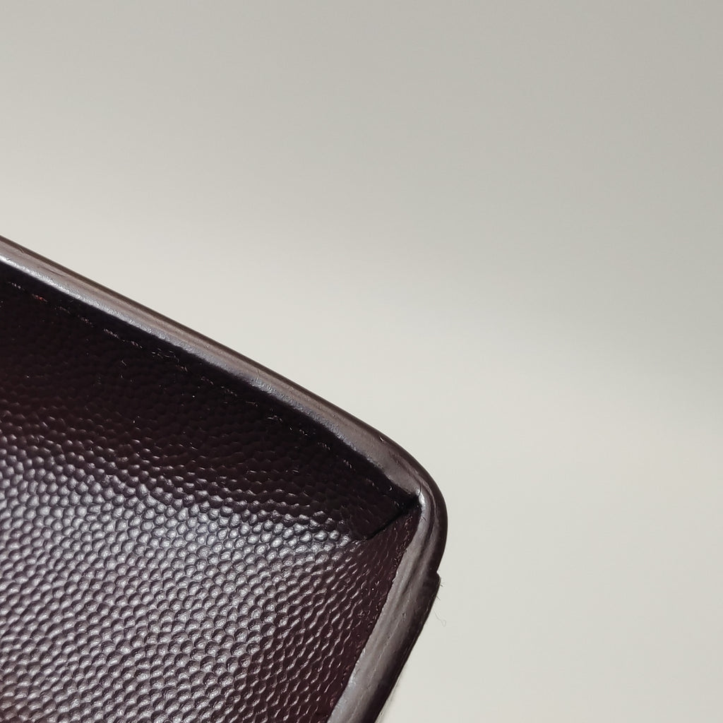 Saint Laurent Kate Medium Grain de Poudre Burgundy