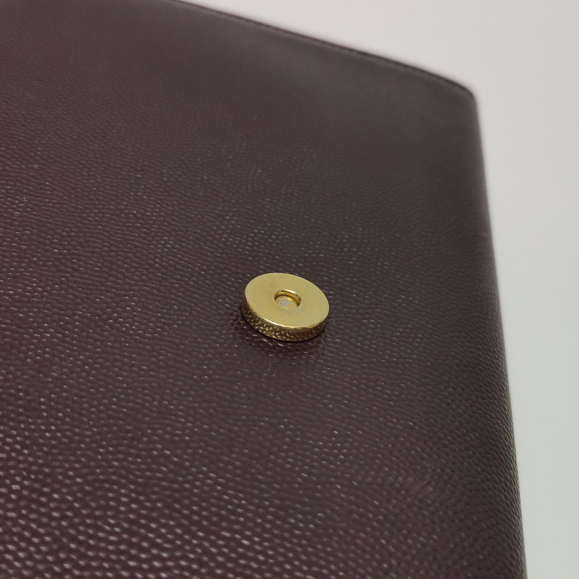 Saint Laurent Kate Medium Grain de Poudre Burgundy