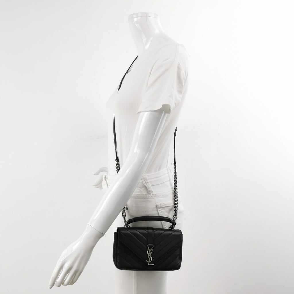 Saint Laurent College Mini Top Handle