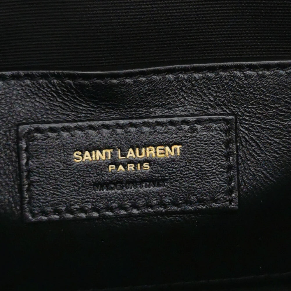 Saint Laurent Triquilt Envelope Wallet on Chain