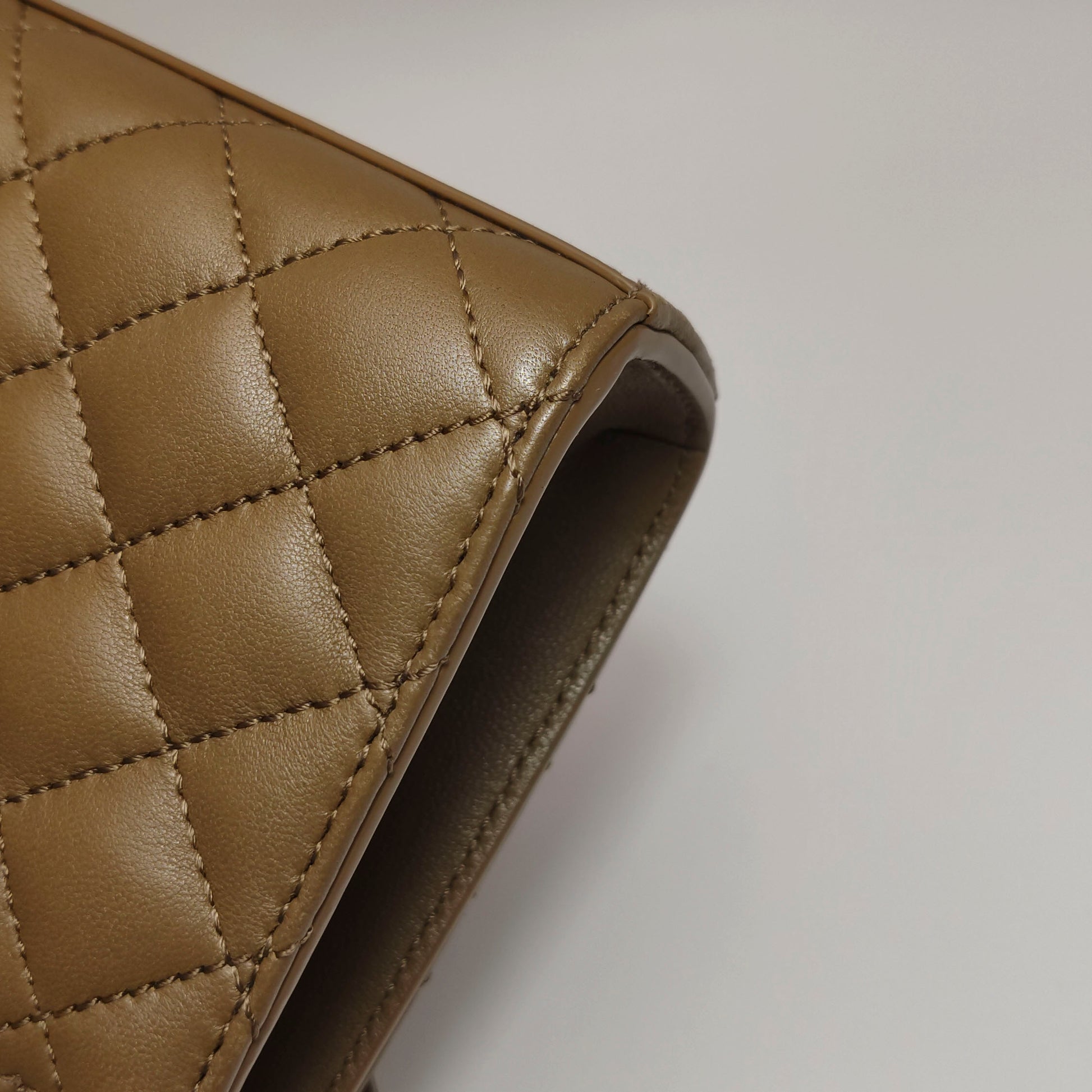 Saint Laurent Triquilt Envelope Wallet on Chain