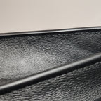 Saint Laurent Wallet on Chain Croc Black