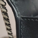 Saint Laurent Wallet on Chain Croc Black