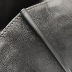 Saint Laurent Wallet on Chain Croc Black