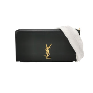 Saint Laurent Cassandre Phone Holder Black