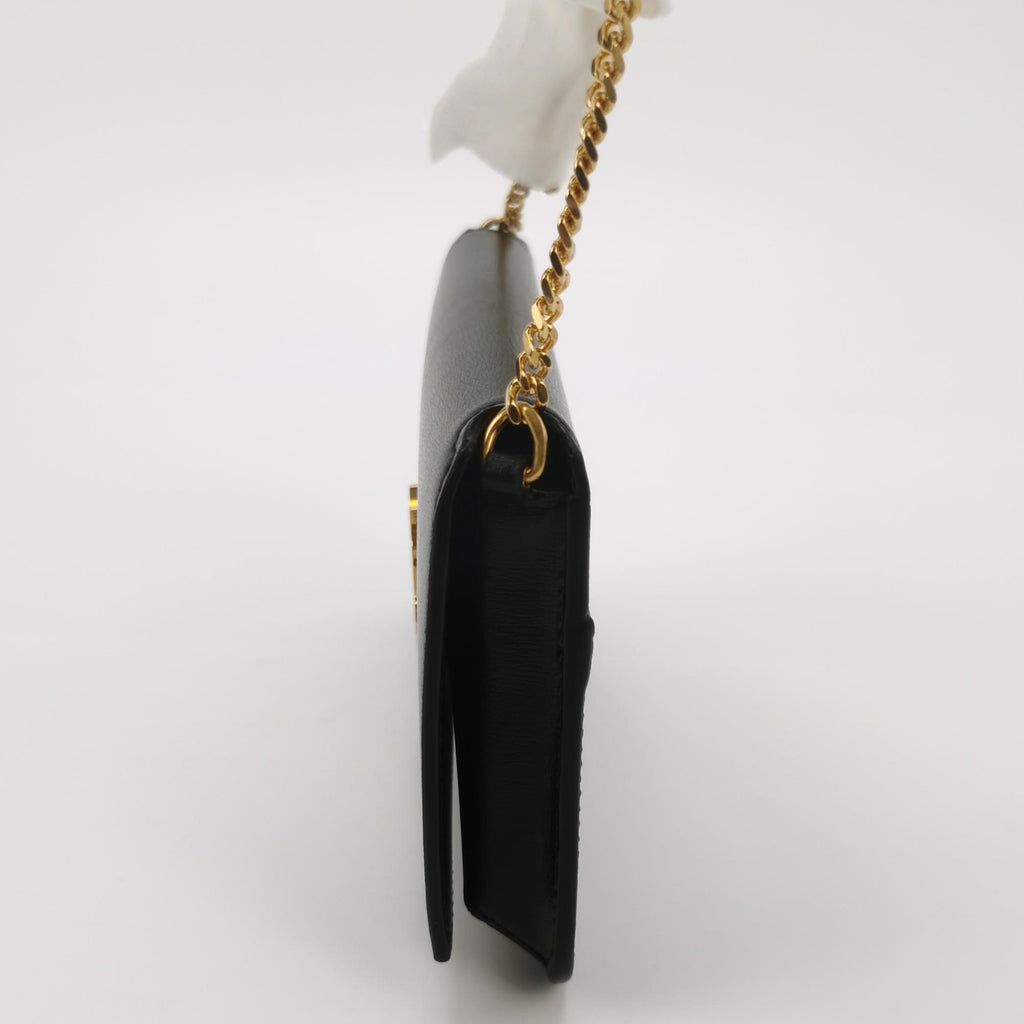 Saint Laurent Cassandre Phone Holder Black