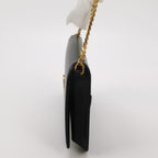 Saint Laurent Cassandre Phone Holder Black