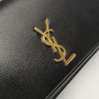 Saint Laurent Cassandre Phone Holder Black