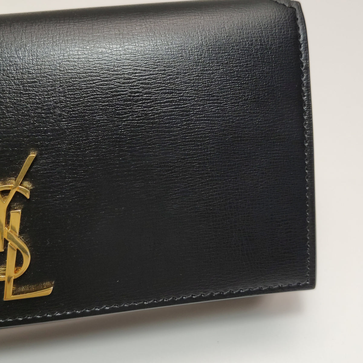 Saint Laurent Cassandre Phone Holder Black