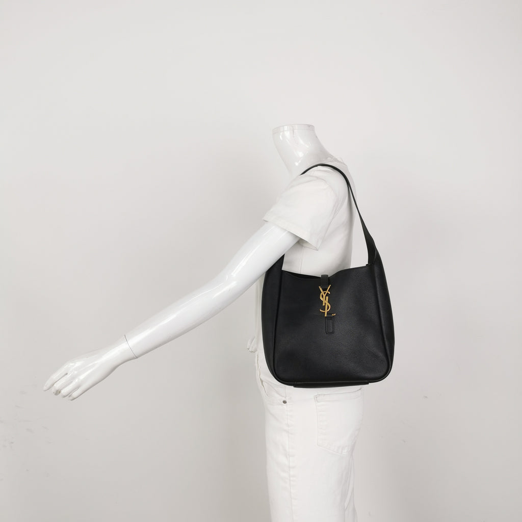 Saint Laurent Le 5 a 7 Hobo Small Black