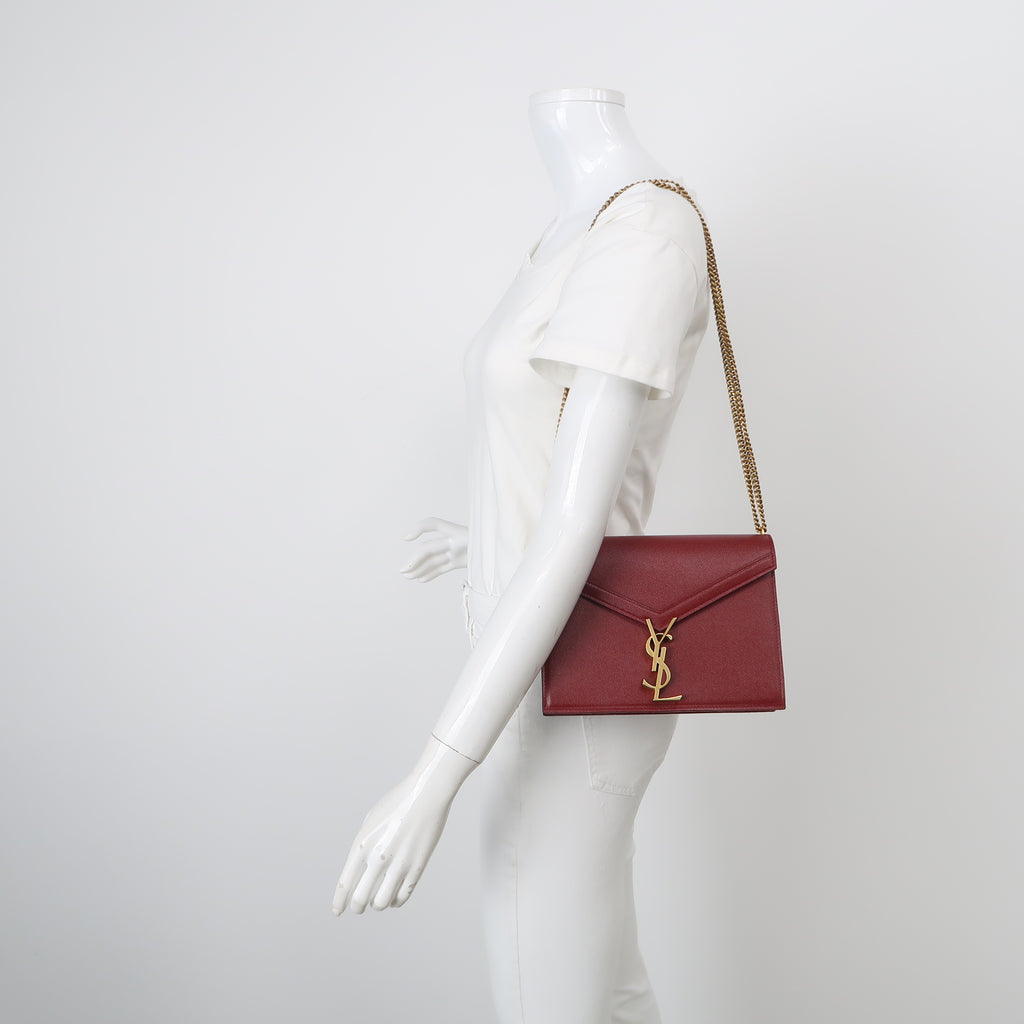 Saint Laurent Cassandra Chain Red