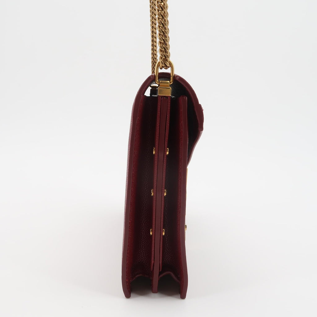 Saint Laurent Cassandra Chain Red