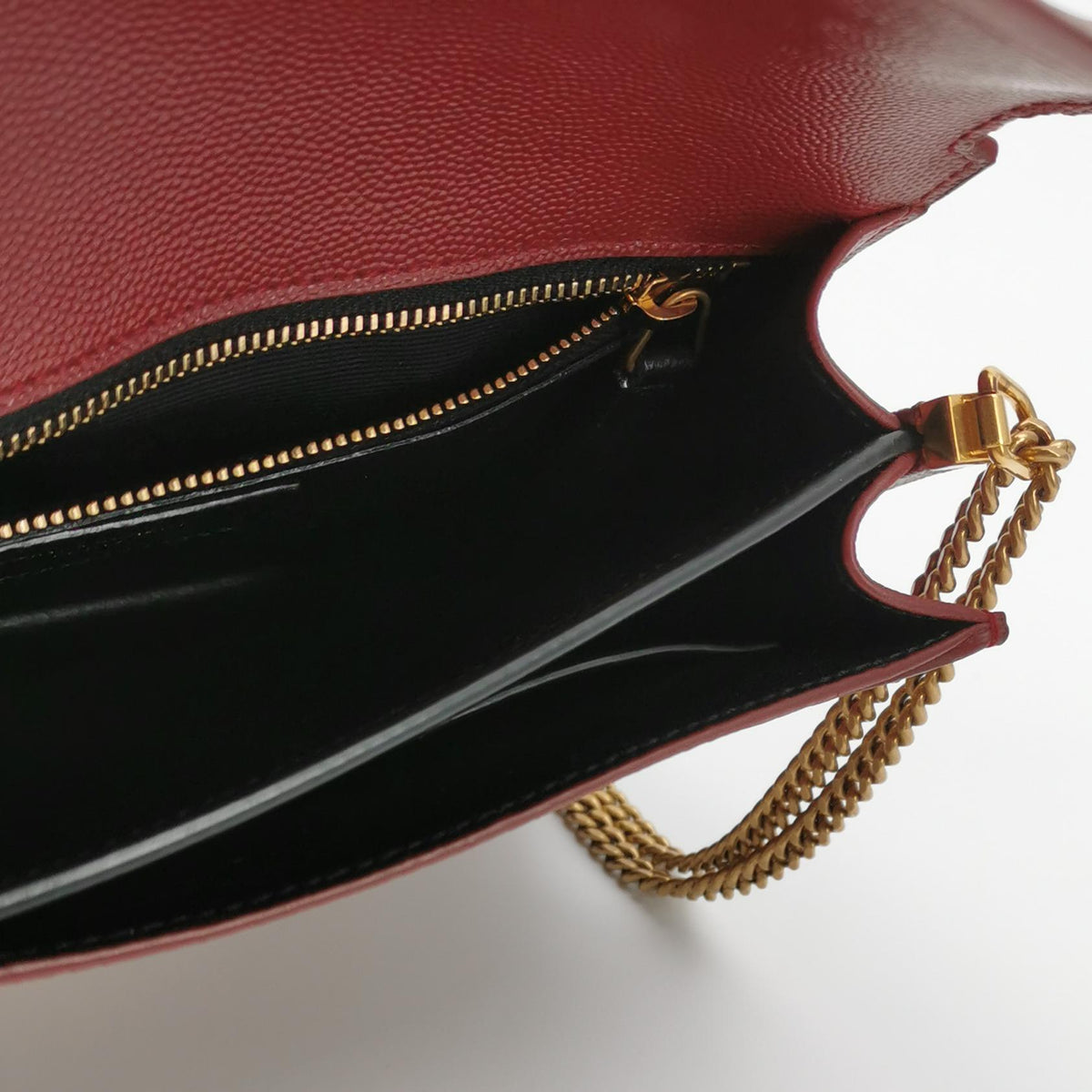 Saint Laurent Cassandra Chain Red