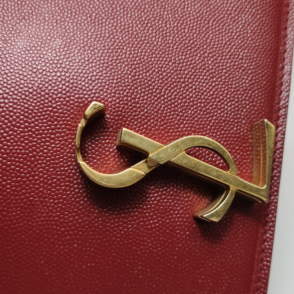 Saint Laurent Cassandra Chain Red