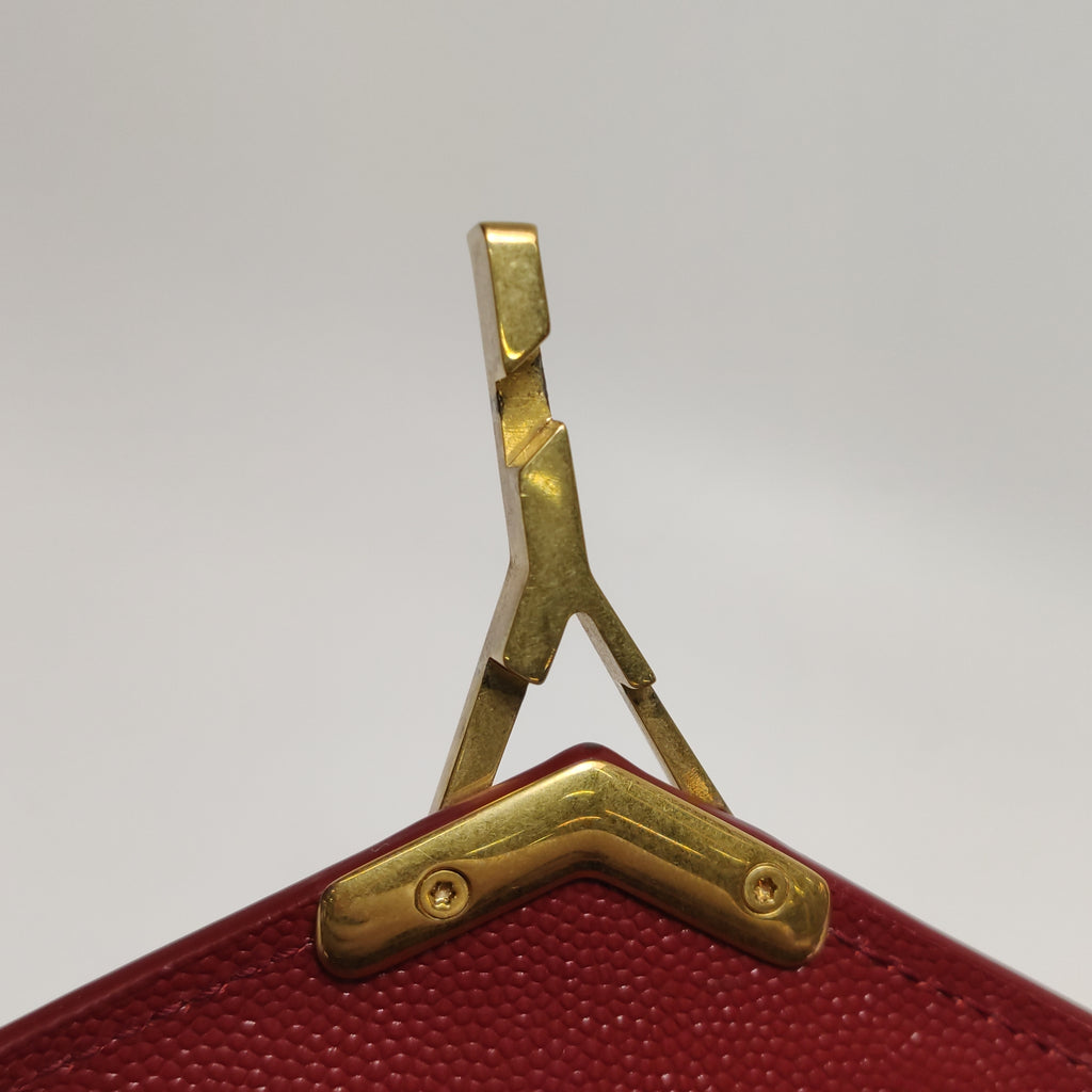 Saint Laurent Cassandra Chain Red