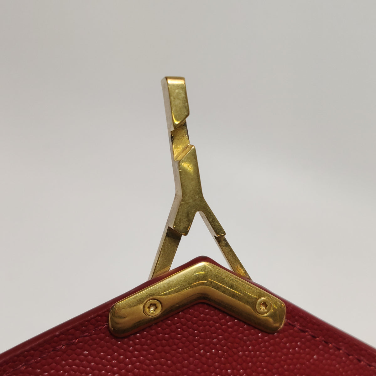 Saint Laurent Cassandra Chain Red