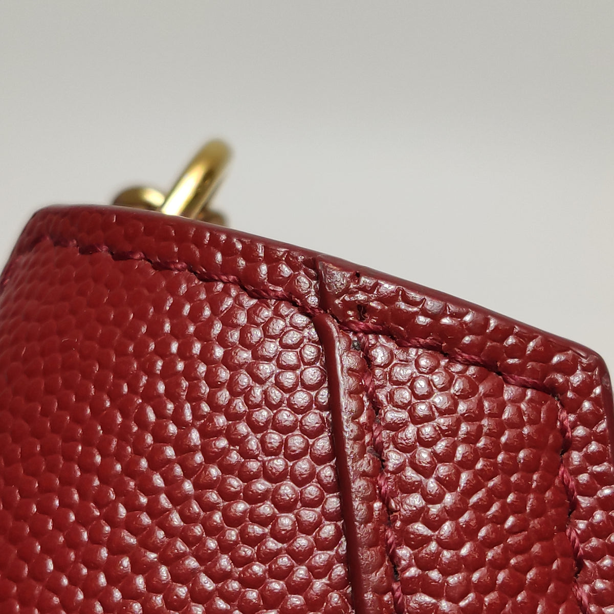 Saint Laurent Cassandra Chain Red