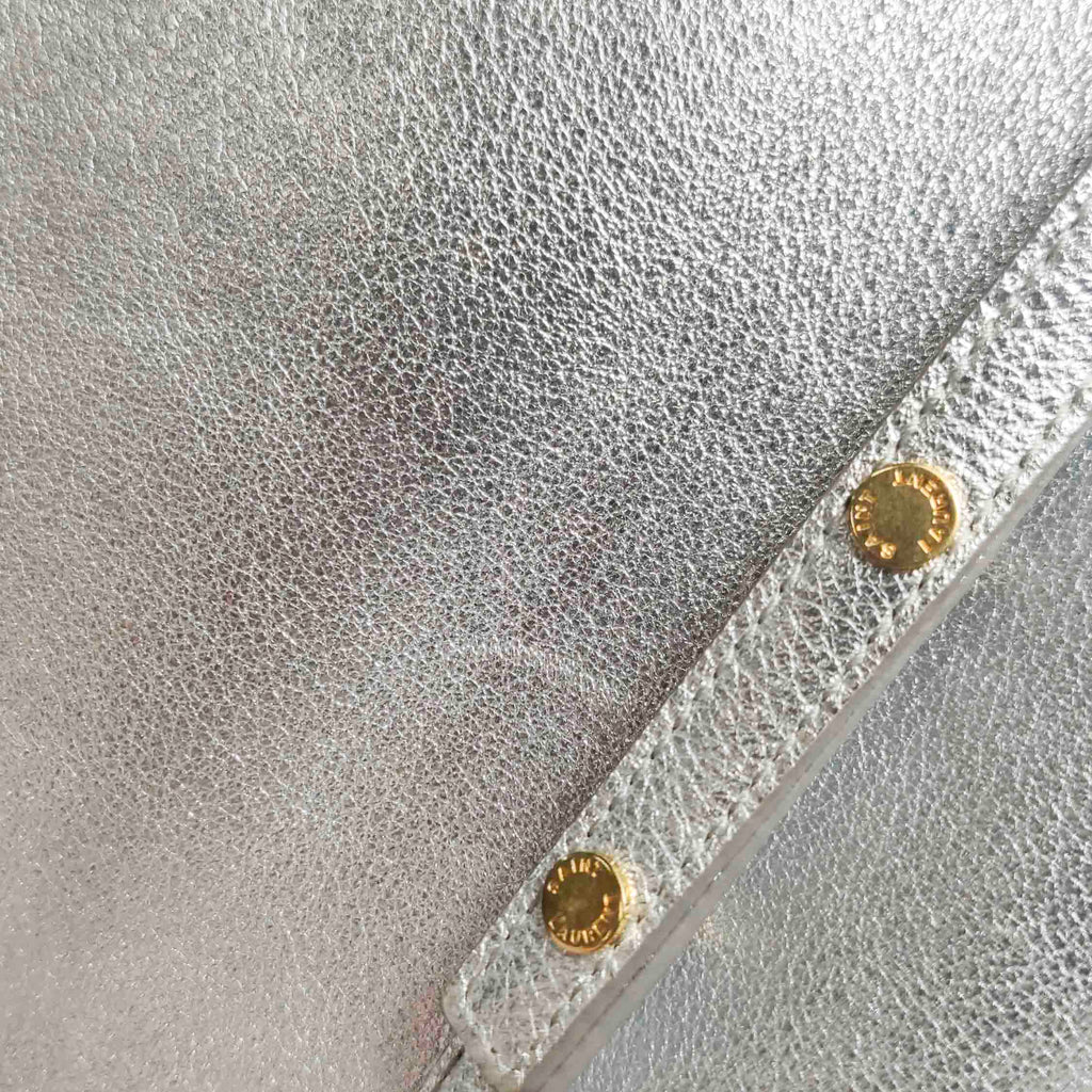 Saint Laurent Kate Wallet on Chain Silver