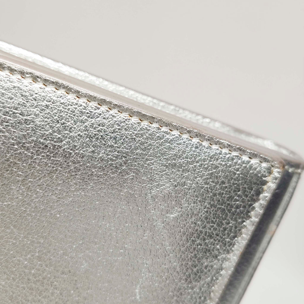 Saint Laurent Kate Wallet on Chain Silver