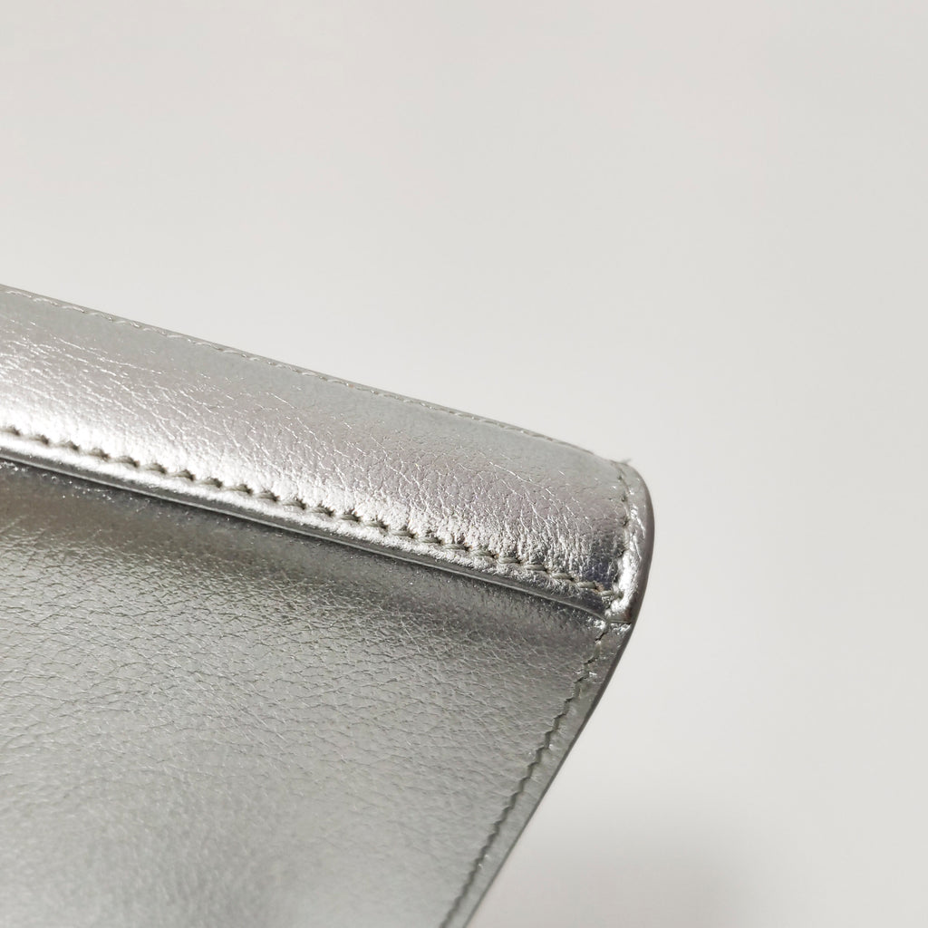 Saint Laurent Kate Wallet on Chain Silver