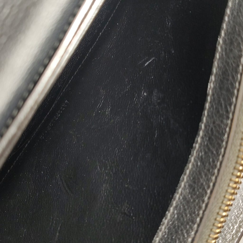 Saint Laurent Kate Wallet on Chain Silver