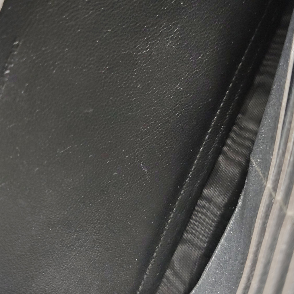 Saint Laurent Kate Wallet on Chain Silver