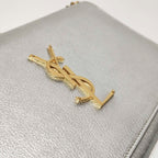 Saint Laurent Kate Wallet on Chain Silver