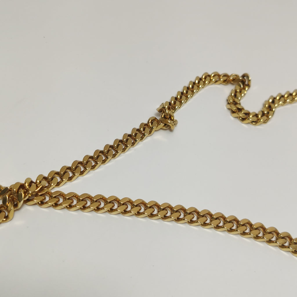 Saint Laurent Kate Wallet on Chain Silver